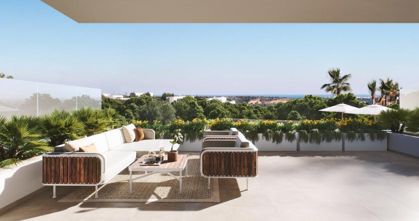 3 bedroom Apartments - solarium in Las Colinas Golf in Medvilla Spanje