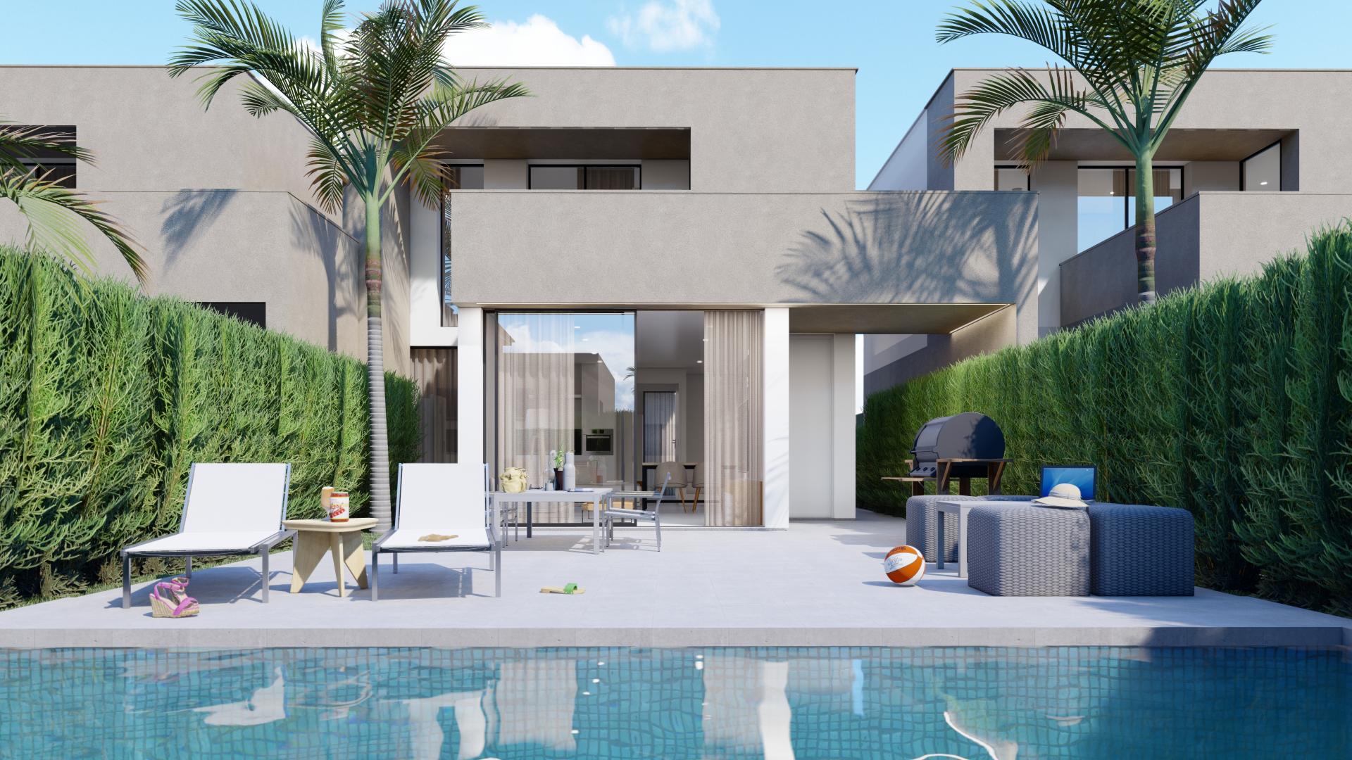 3 bedroom Villa in Los Urrutias - New build in Medvilla Spanje