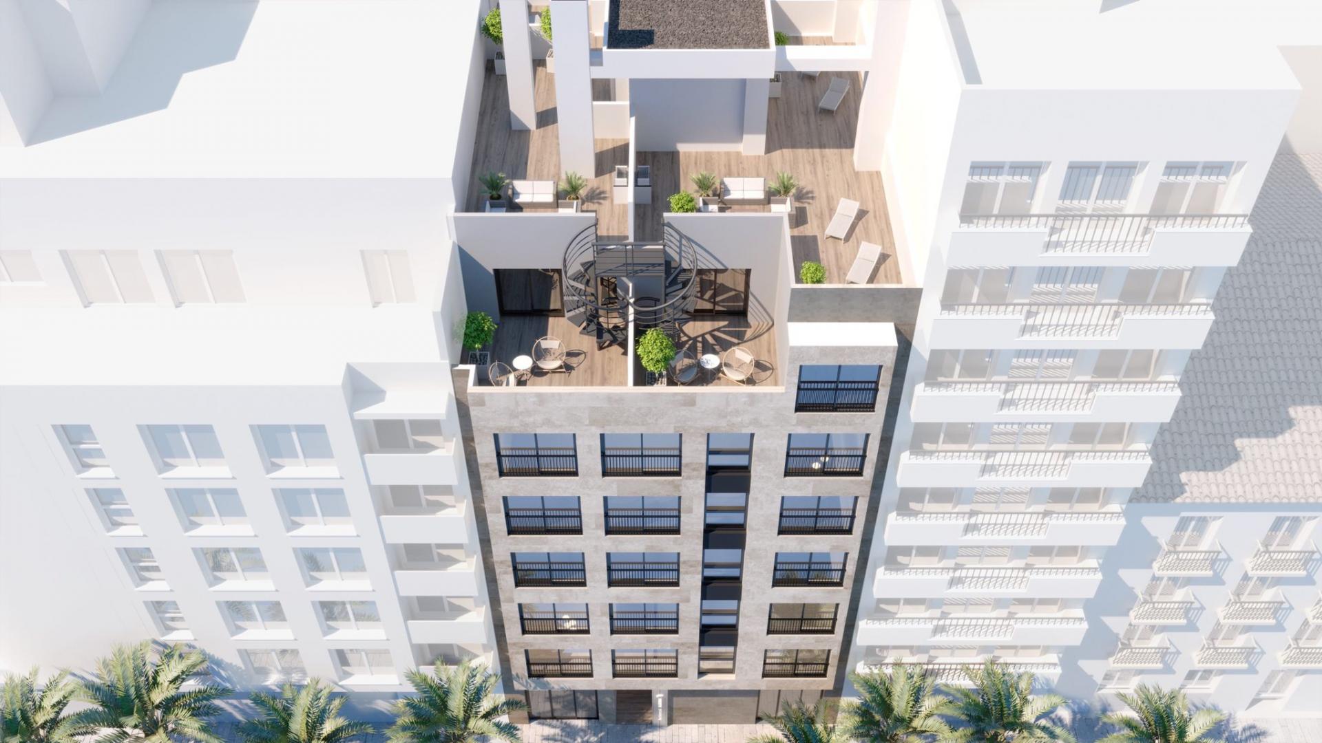 3 bedroom Apartments - solarium in Alicante - New build in Medvilla Spanje