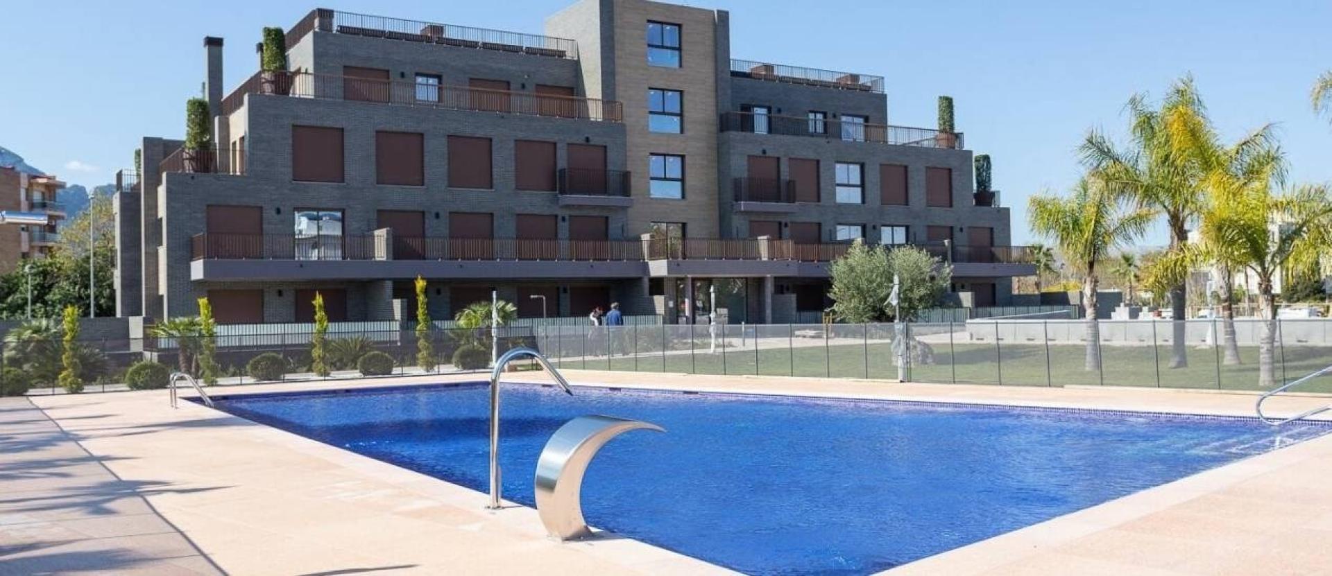 1 bedroom Apartment with garden in Denia - New build in Medvilla Spanje