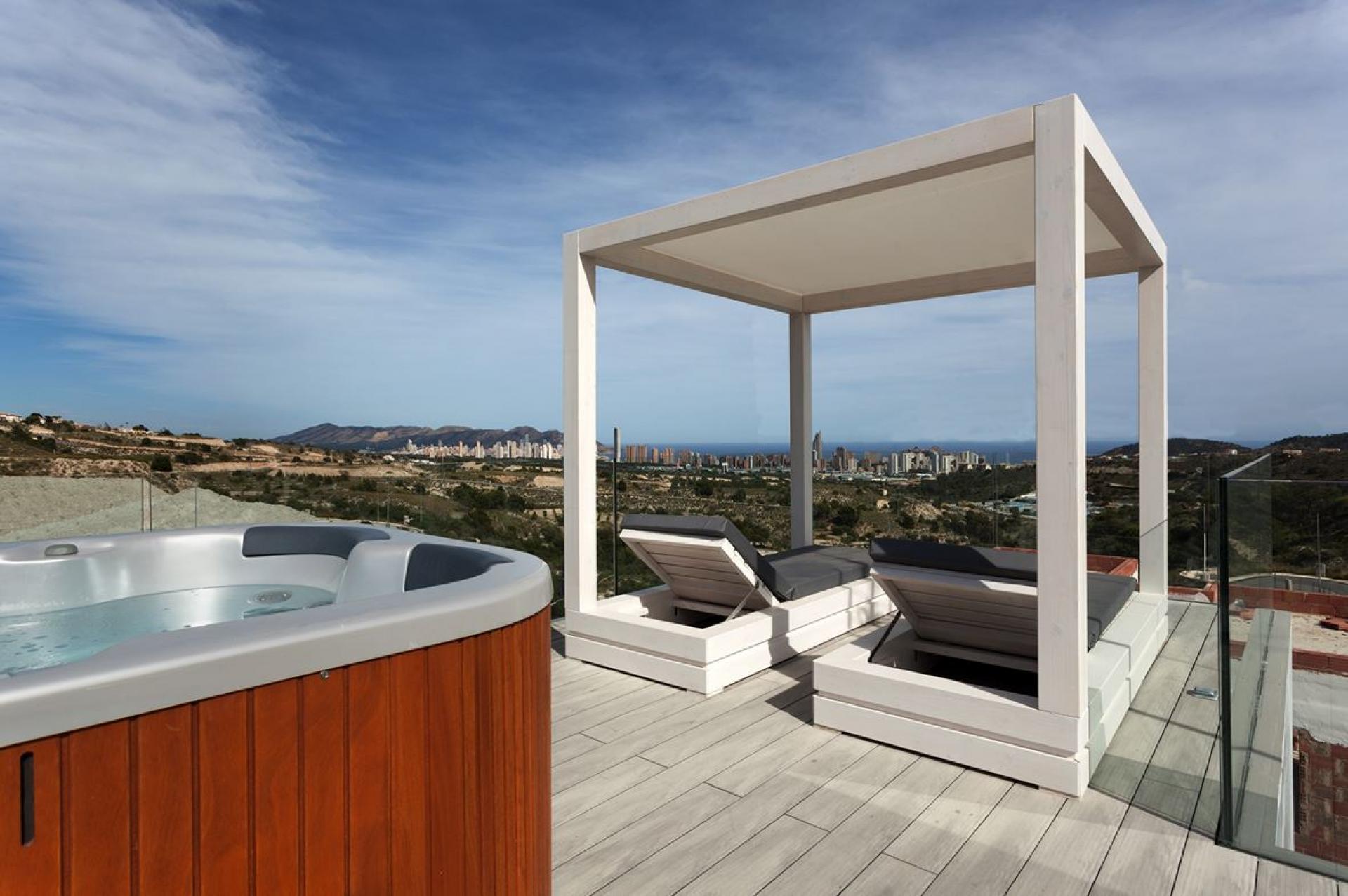 Luxury villas with seaviews in Balcon de Finestrat - Benidorm in Medvilla Spanje