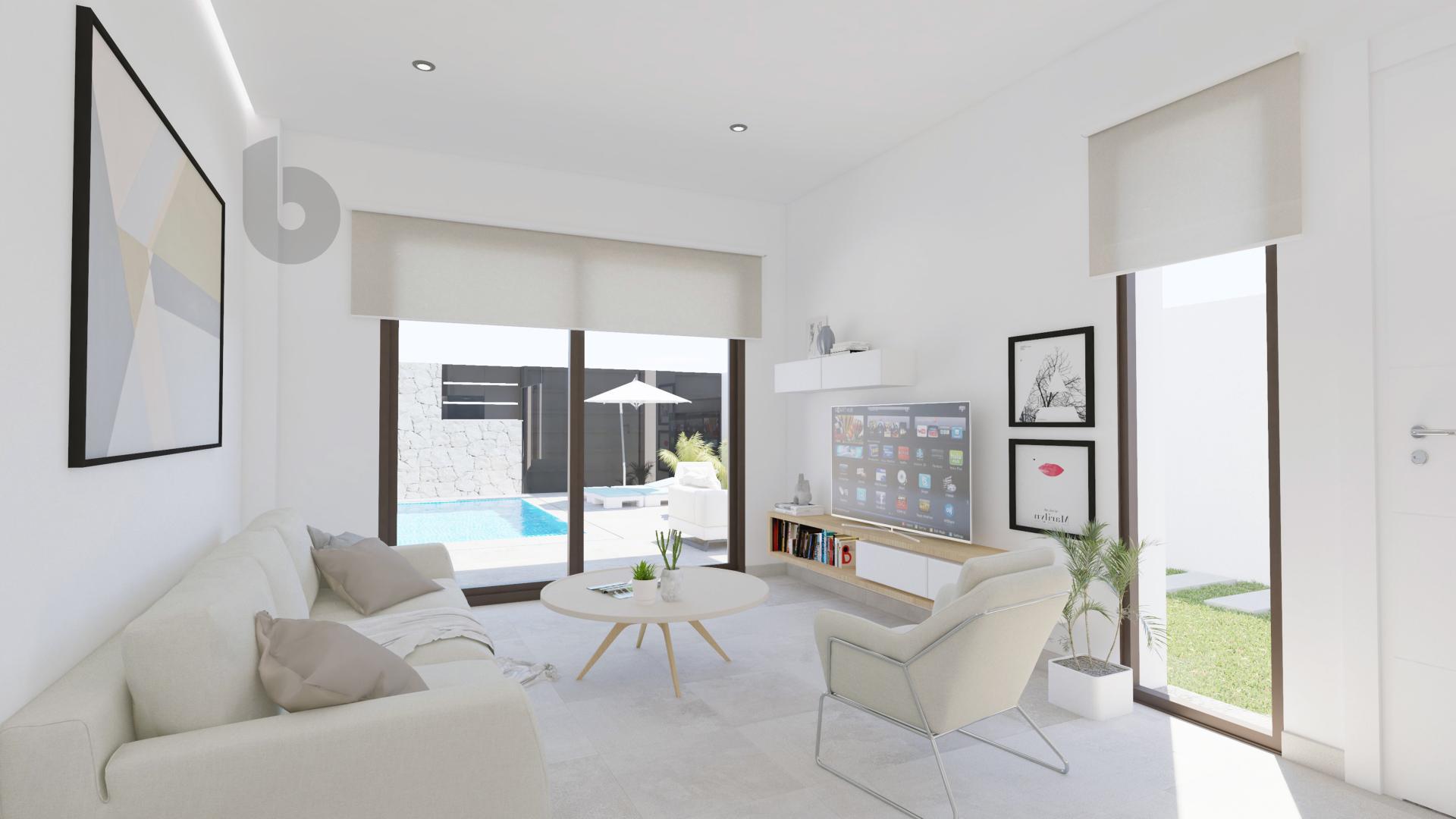 2 bedroom Apartments - solarium in Torre de la Horadada - New build in Medvilla Spanje