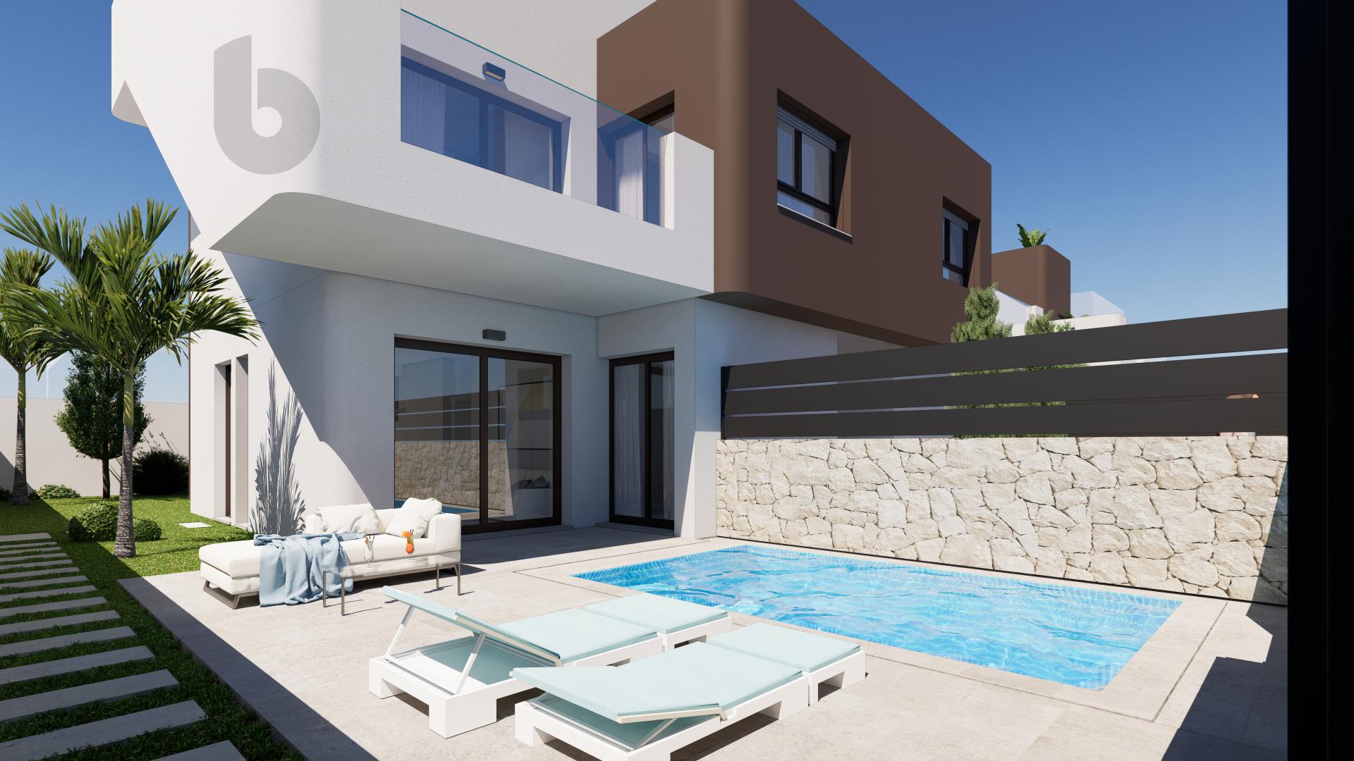 2 bedroom Apartments - solarium in Torre de la Horadada - New build in Medvilla Spanje