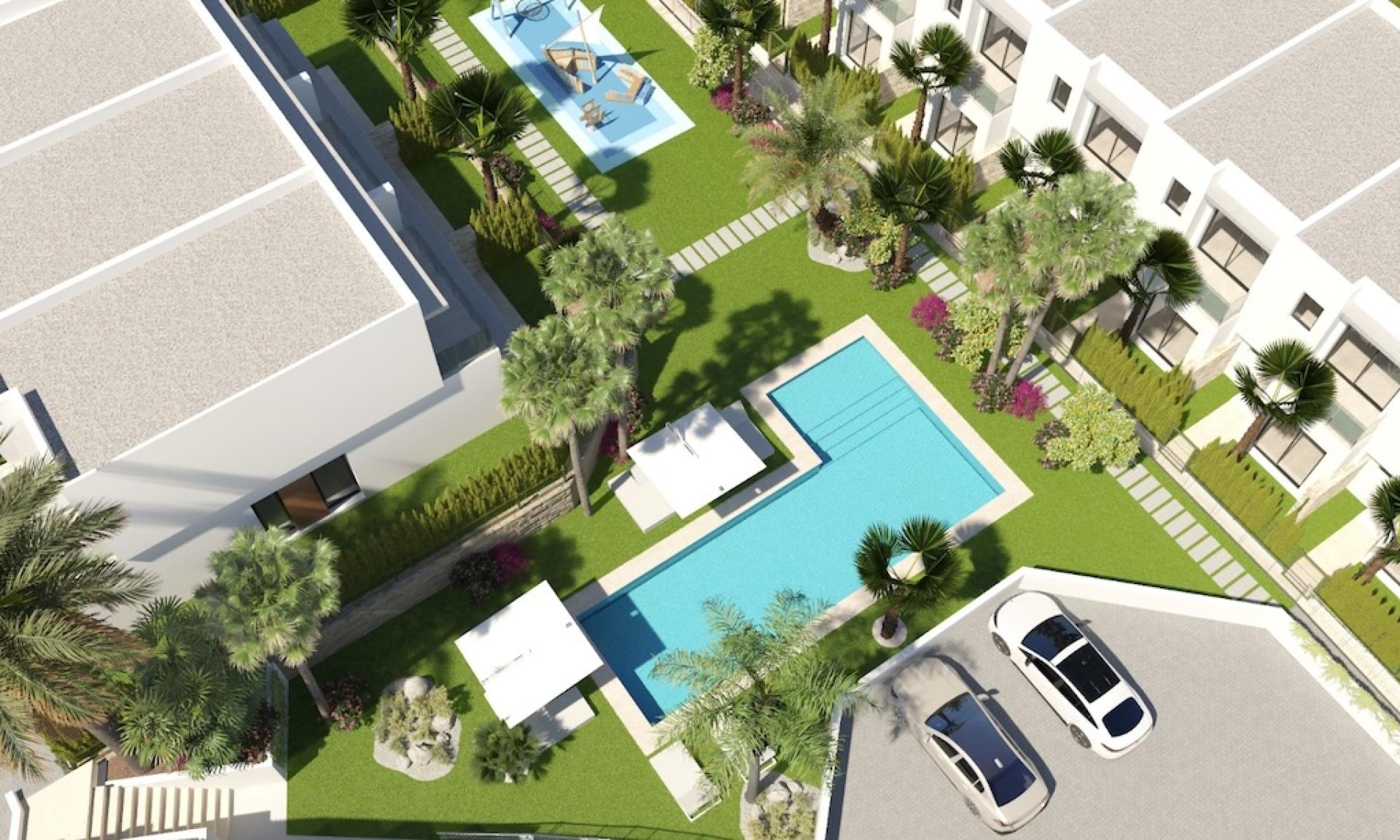 3 bedroom Terraced villa in Finestrat - New build in Medvilla Spanje