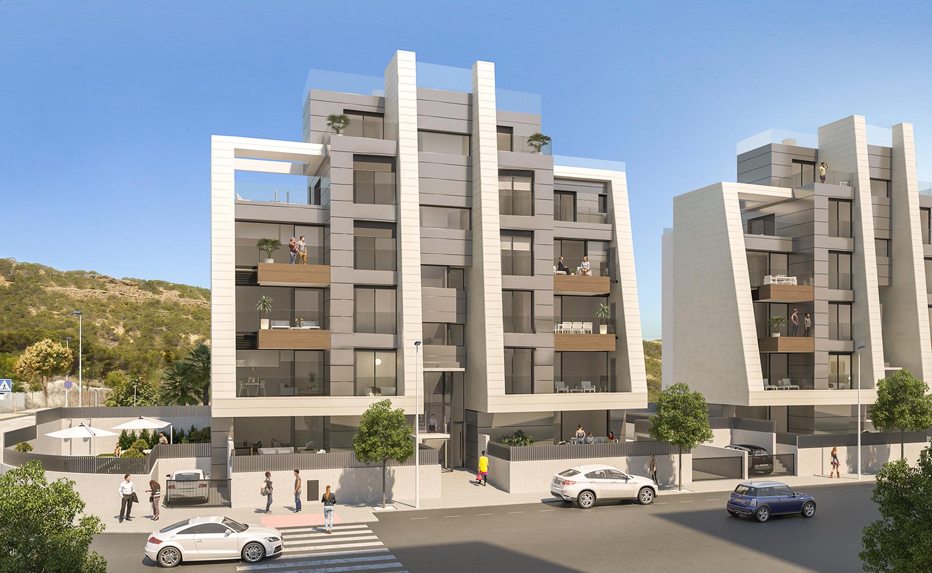 4 bedroom Apartments - solarium in Guardamar - New build in Medvilla Spanje