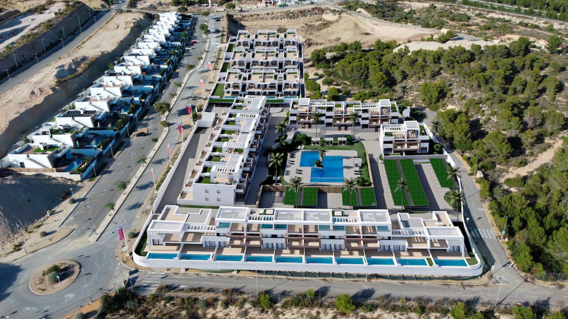 Apartments in Finestrat Hills in Medvilla Spanje