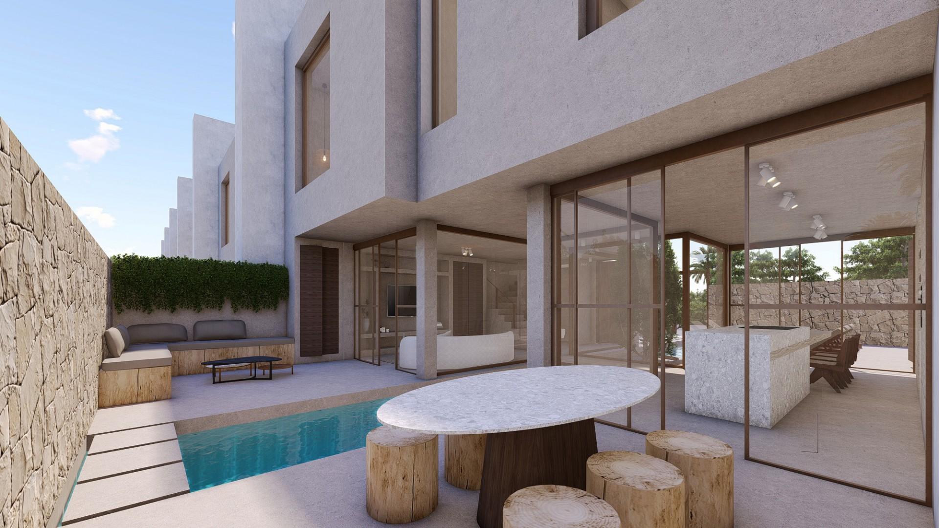 3 bedroom Terraced villa in Formentera del Segura - New build in Medvilla Spanje