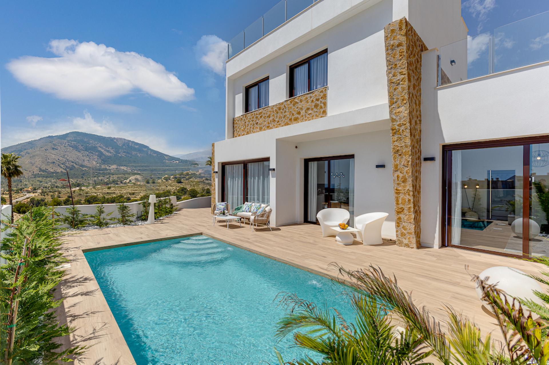 4 bedroom Villa in Finestrat - New build in Medvilla Spanje