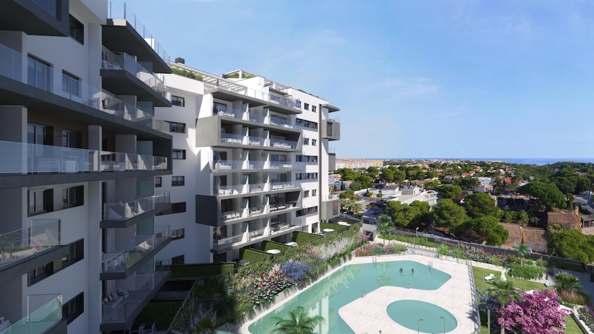 2 bedroom Apartments - solarium in Campoamor - Orihuela Costa - New build in Medvilla Spanje