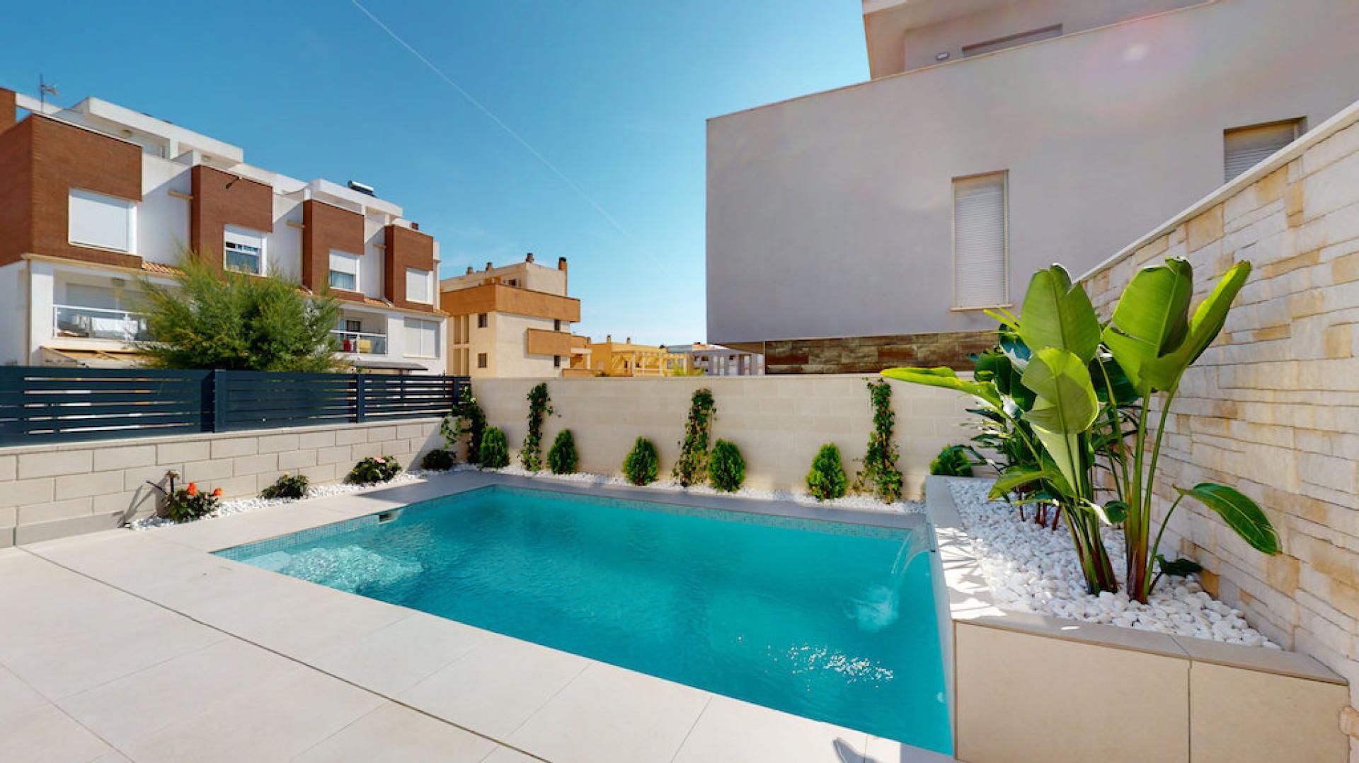 4 bedroom Terraced villa in Guardamar del Segura - New build in Medvilla Spanje