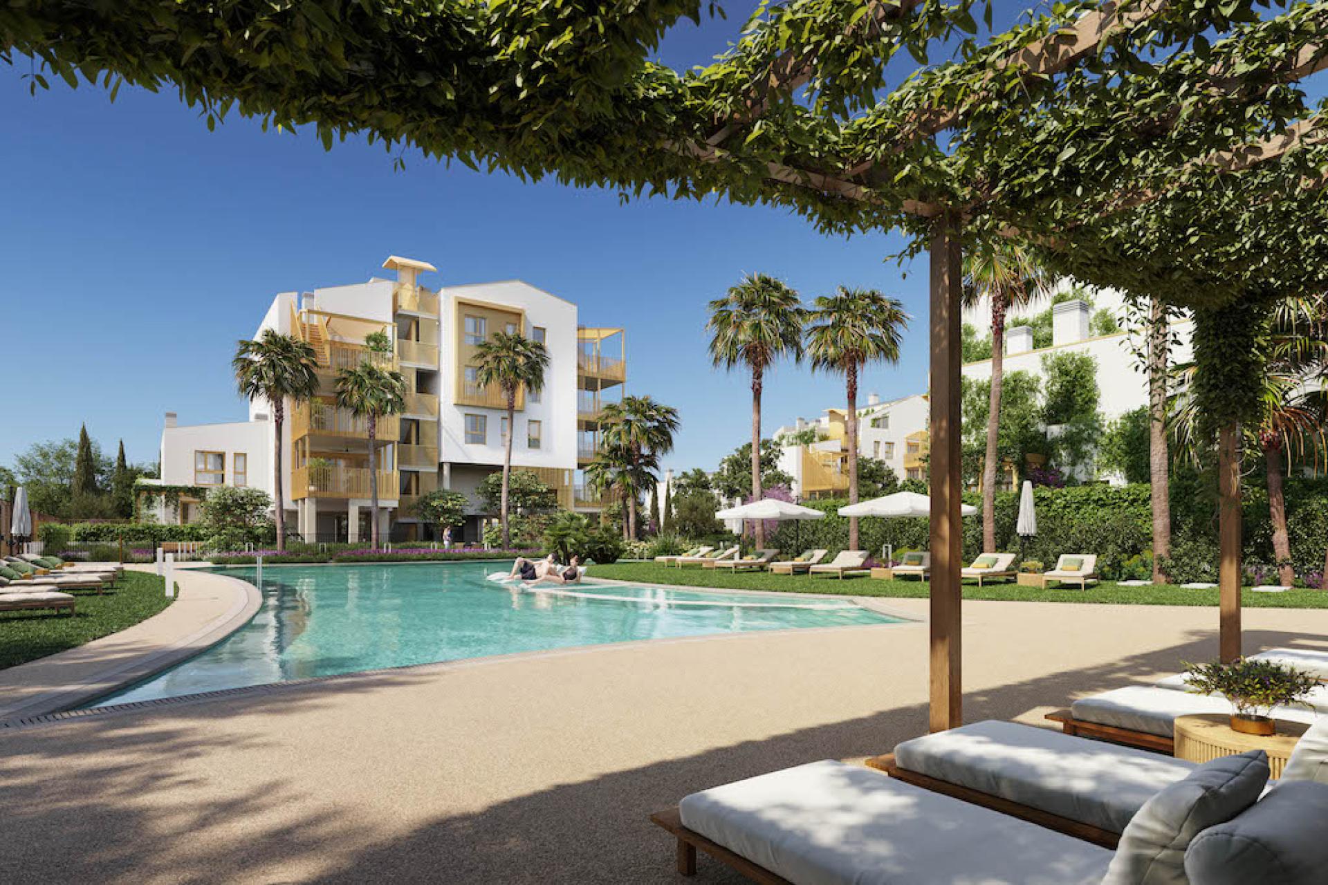 2 bedroom Apartments - solarium in Denia - New build in Medvilla Spanje