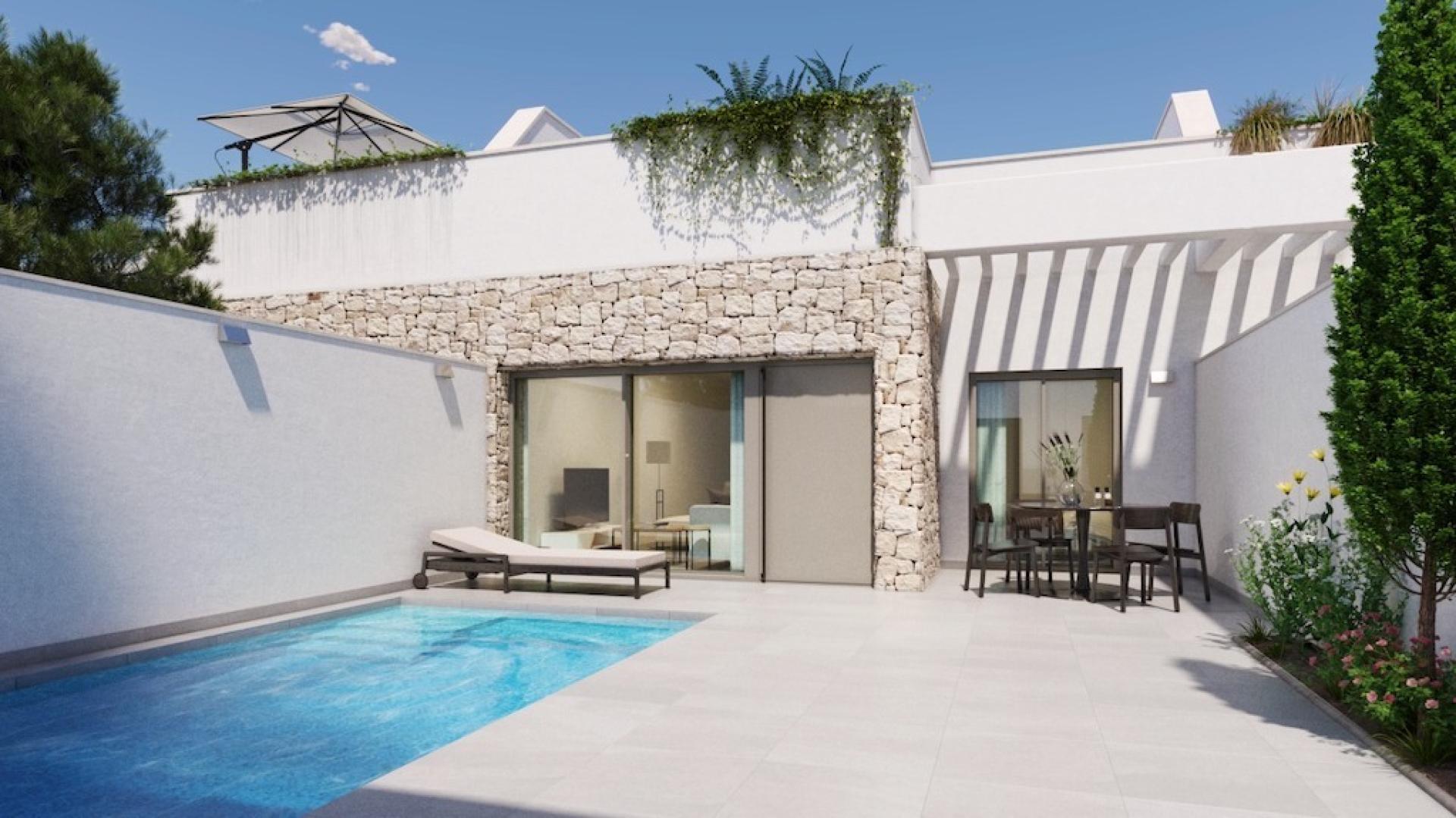3 bedroom Terraced villa in Pilar de la Horadada - New build in Medvilla Spanje