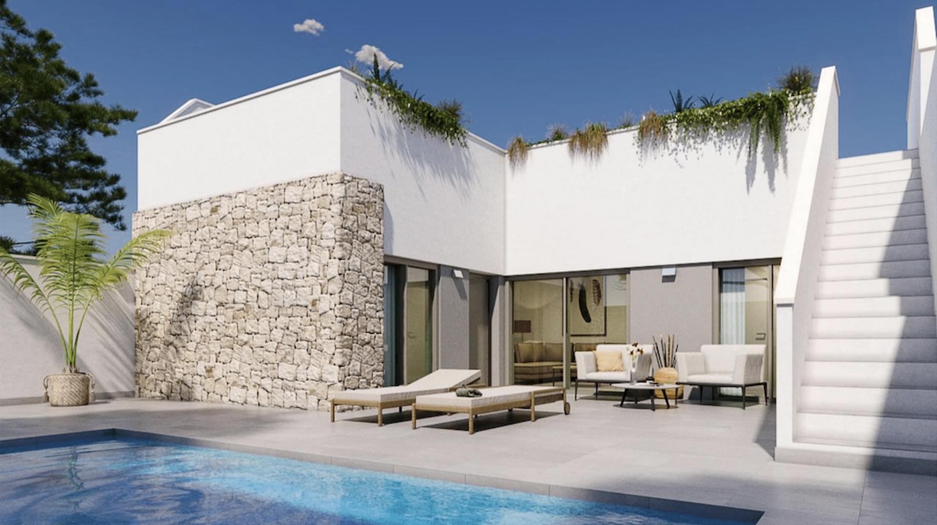 3 bedroom Terraced villa in Pilar de la Horadada - New build in Medvilla Spanje