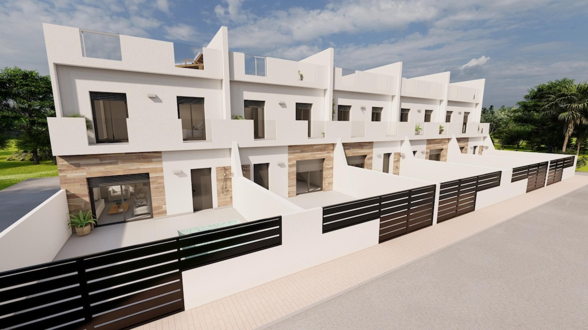 3 bedroom Terraced villa in Dolores de Pacheco - New build in Medvilla Spanje