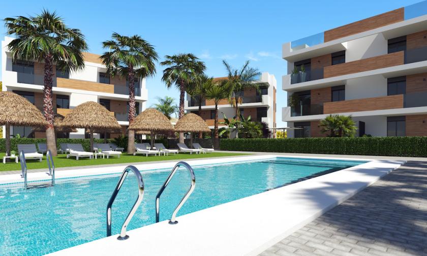 2 bedroom Apartment with terrace in Los Alcazares in Medvilla Spanje
