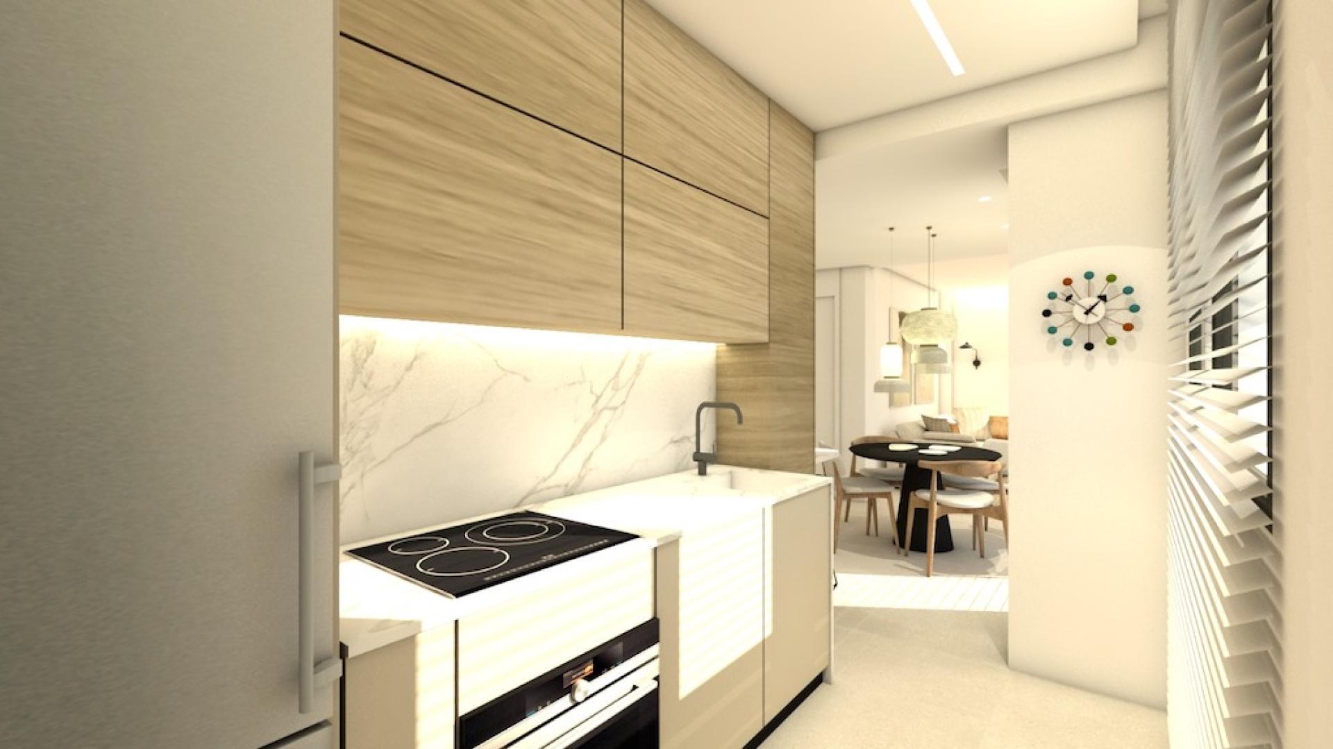 2 bedroom Apartments - solarium in Los Alcazares - New build in Medvilla Spanje
