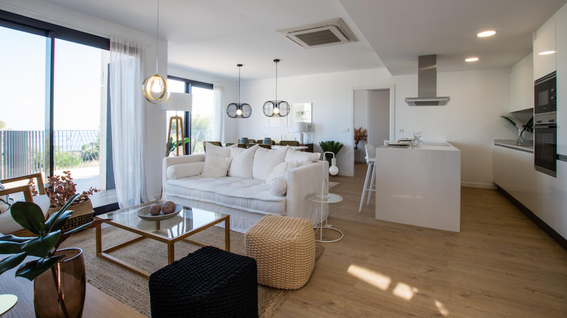 3 bedroom Apartment with garden in Villajoyosa - New build in Medvilla Spanje