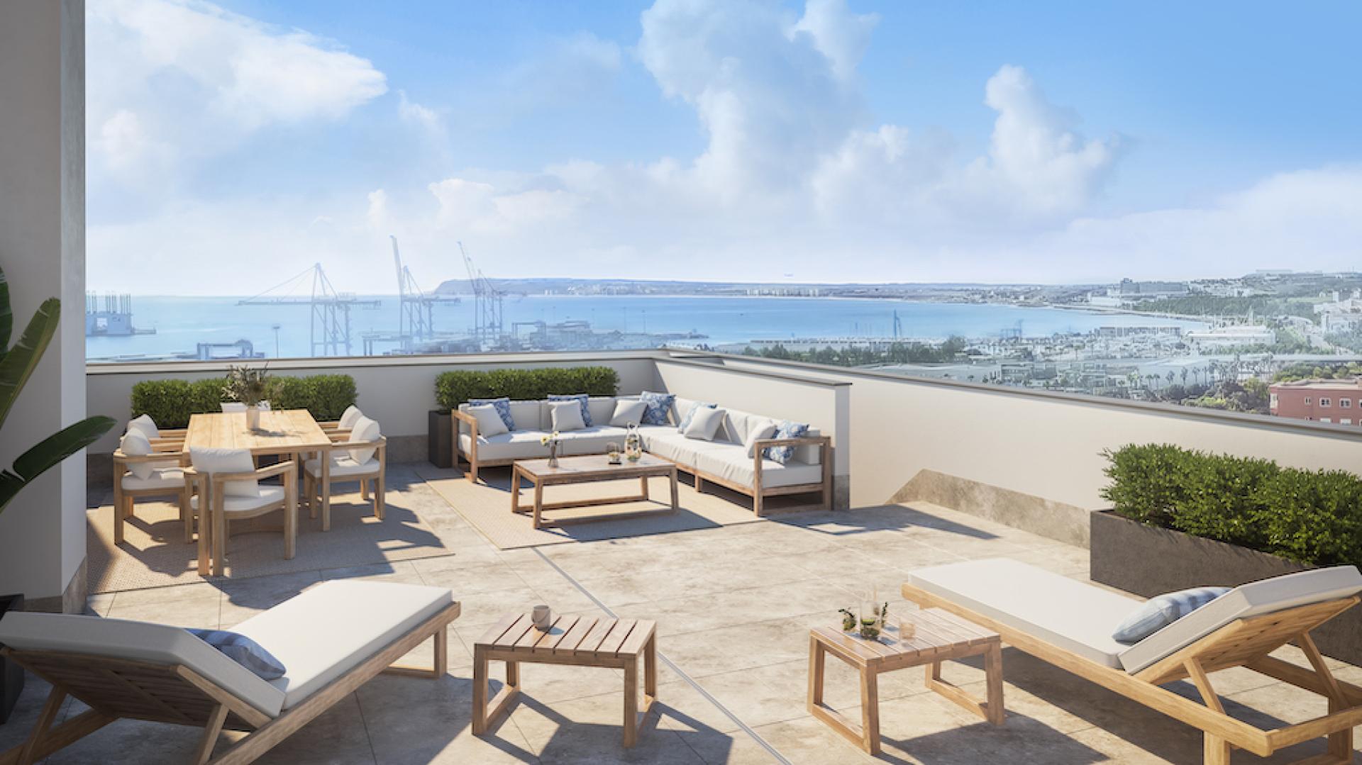 2 bedroom Apartment with terrace in Alicante - New build in Medvilla Spanje