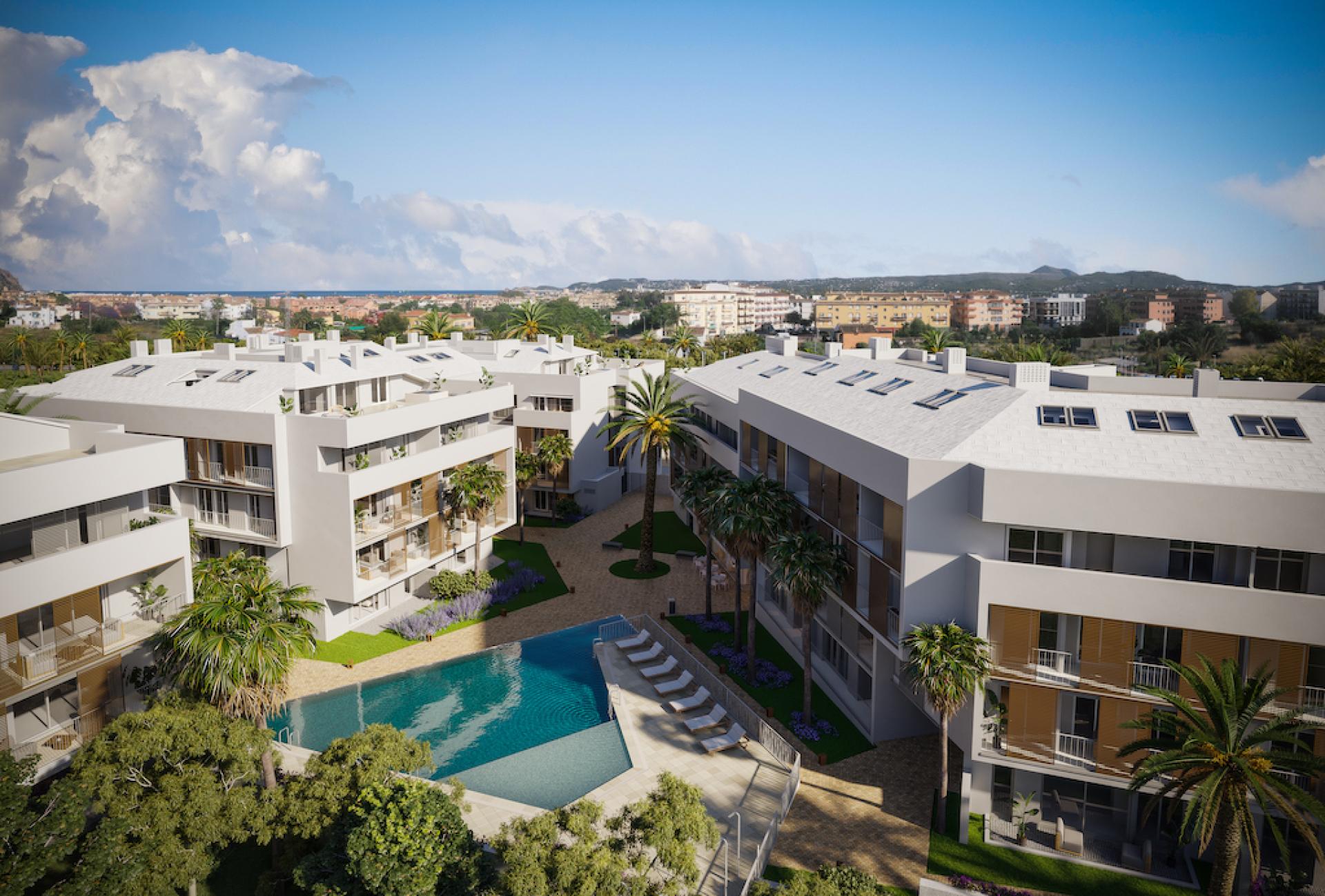 2 bedroom Apartment with terrace in Jávea - New build in Medvilla Spanje