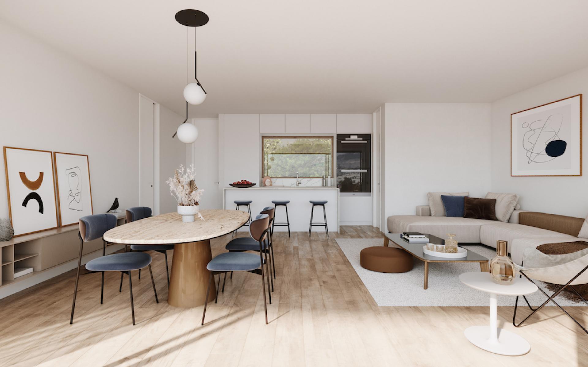 3 bedroom Apartments - solarium in Albir - New build in Medvilla Spanje